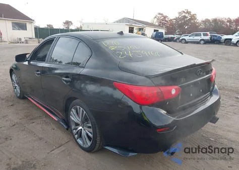 2014 Infiniti Q50 Sport from USA, damaged, VIN JN1BV7AR0EM680114
